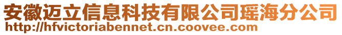 安徽邁立信息科技有限公司瑤海分公司