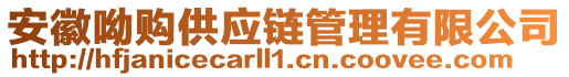 安徽呦購(gòu)供應(yīng)鏈管理有限公司