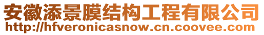 安徽添景膜結(jié)構(gòu)工程有限公司