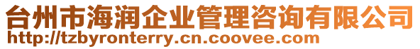 臺(tái)州市海潤(rùn)企業(yè)管理咨詢有限公司