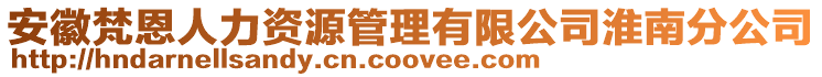 安徽梵恩人力資源管理有限公司淮南分公司