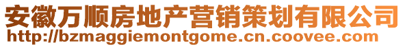 安徽萬(wàn)順?lè)康禺a(chǎn)營(yíng)銷(xiāo)策劃有限公司