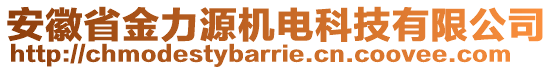 安徽省金力源機(jī)電科技有限公司