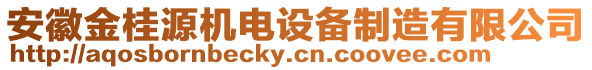 安徽金桂源机电设备制造有限公司