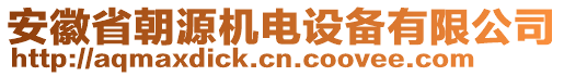 安徽省朝源机电设备有限公司