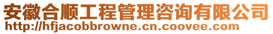 安徽合順工程管理咨詢有限公司