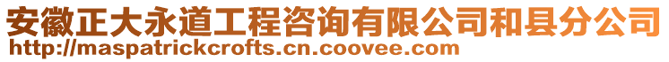 安徽正大永道工程咨詢有限公司和縣分公司