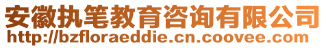 安徽執(zhí)筆教育咨詢有限公司