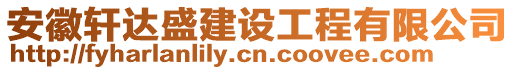 安徽轩达盛建设工程有限公司