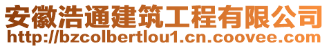 安徽浩通建筑工程有限公司