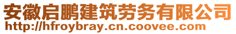 安徽啟鵬建筑勞務(wù)有限公司