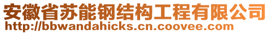 安徽省苏能钢结构工程有限公司