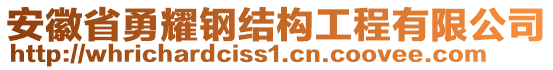 安徽省勇耀鋼結構工程有限公司