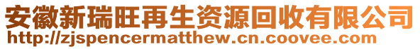 安徽新瑞旺再生資源回收有限公司