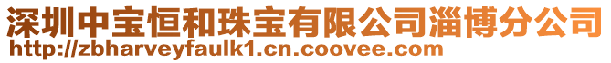 深圳中寶恒和珠寶有限公司淄博分公司