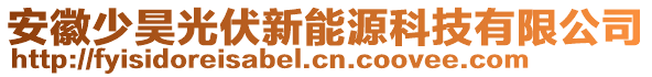 安徽少昊光伏新能源科技有限公司