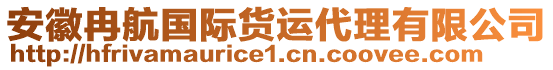 安徽冉航國(guó)際貨運(yùn)代理有限公司