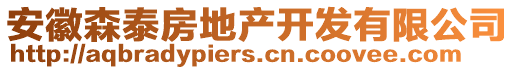 安徽森泰房地產(chǎn)開發(fā)有限公司