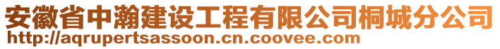 安徽省中瀚建設(shè)工程有限公司桐城分公司