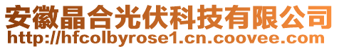 安徽晶合光伏科技有限公司