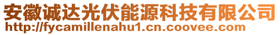 安徽誠(chéng)達(dá)光伏能源科技有限公司