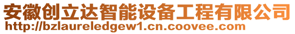 安徽創(chuàng)立達智能設(shè)備工程有限公司