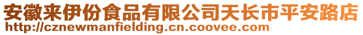 安徽來伊份食品有限公司天長市平安路店