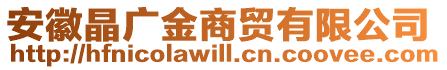 安徽晶廣金商貿有限公司