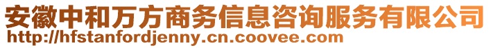 安徽中和萬方商務(wù)信息咨詢服務(wù)有限公司