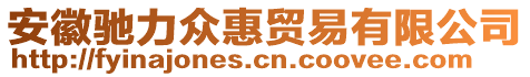 安徽馳力眾惠貿(mào)易有限公司