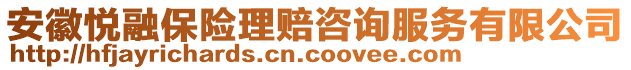 安徽悅?cè)诒ｋU(xiǎn)理賠咨詢服務(wù)有限公司