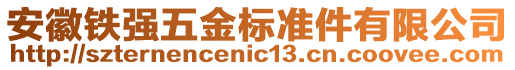 安徽鐵強(qiáng)五金標(biāo)準(zhǔn)件有限公司