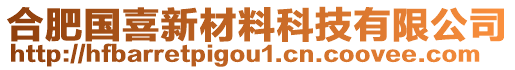 合肥國(guó)喜新材料科技有限公司