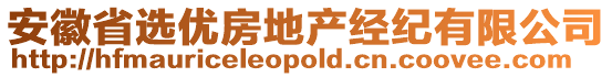 安徽省選優(yōu)房地產(chǎn)經(jīng)紀有限公司