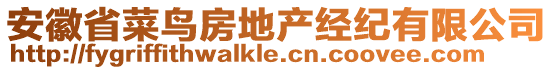 安徽省菜鳥(niǎo)房地產(chǎn)經(jīng)紀(jì)有限公司