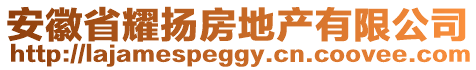 安徽省耀揚(yáng)房地產(chǎn)有限公司