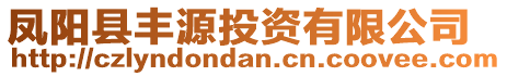 鳳陽(yáng)縣豐源投資有限公司