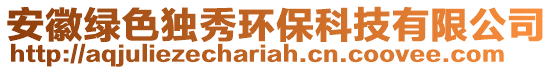 安徽绿色独秀环保科技有限公司