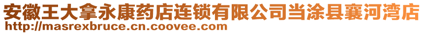 安徽王大拿永康藥店連鎖有限公司當(dāng)涂縣襄河灣店