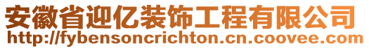 安徽省迎億裝飾工程有限公司