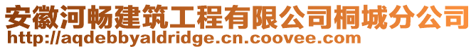 安徽河畅建筑工程有限公司桐城分公司