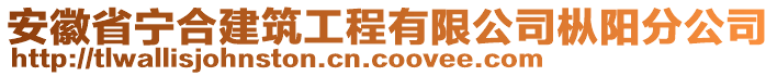 安徽省寧合建筑工程有限公司樅陽分公司