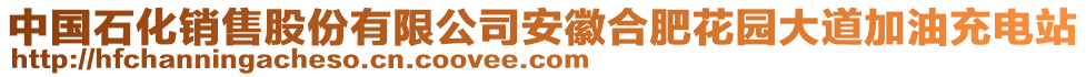 中國石化銷售股份有限公司安徽合肥花園大道加油充電站