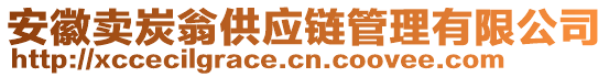 安徽賣(mài)炭翁供應(yīng)鏈管理有限公司