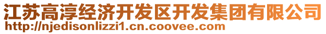 江蘇高淳經(jīng)濟(jì)開發(fā)區(qū)開發(fā)集團(tuán)有限公司