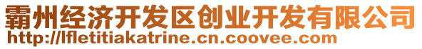 霸州經(jīng)濟(jì)開發(fā)區(qū)創(chuàng)業(yè)開發(fā)有限公司