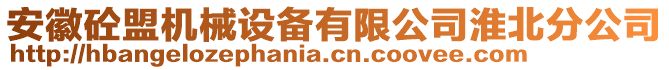 安徽砼盟機(jī)械設(shè)備有限公司淮北分公司