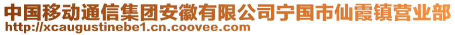 中國移動通信集團安徽有限公司寧國市仙霞鎮(zhèn)營業(yè)部