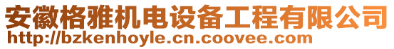 安徽格雅機(jī)電設(shè)備工程有限公司