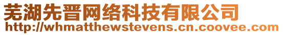 蕪湖先晉網(wǎng)絡(luò)科技有限公司